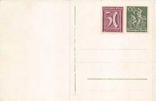 L010 Deutschland Saalfeld Blick ins Saalial Fluss Vintage Postkarte