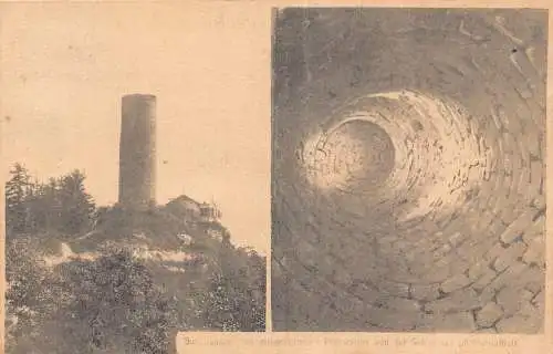 L010 Deutschland 1905 Fundsturm Der Oberbabu Turm Innenraum Vintage Postkarte