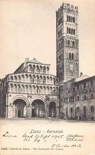 Italien Luca Cattedrale Kathedrale Vintage Postkarte