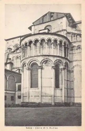 Italien Lucca Chiesa di S Martino Kirche Vintage Postkarte