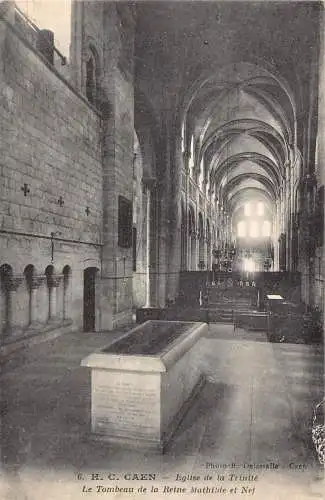 C088 Frankreich Caen Eglise de la Trinite Vintage Postkarte