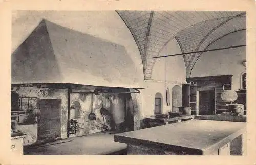 C091 Frankreich Monastere de la Grande Chartreus Küche Vintage Postkarte