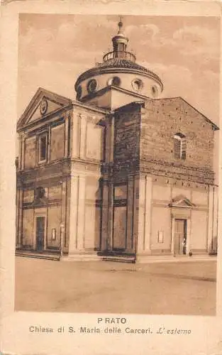 Italien Prato Chiesa di S Maria delle Carceri Kirche Vintage Postkarte