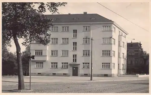 Deutschland Karlsruher Stresemannplatz Vintage Postkarte