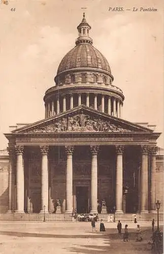 C086 Frankreich Paris Le Pantheon Vintage Postkarte