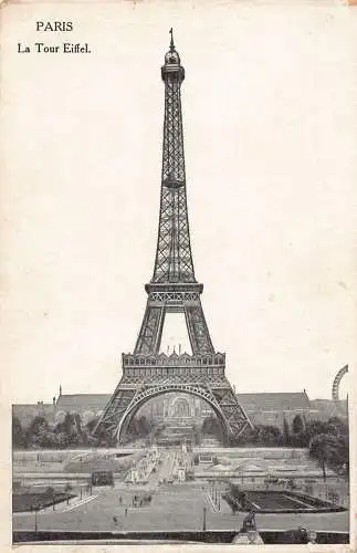 C086 Frankreich Paris La Tour Eiffel Vintage Postkarte