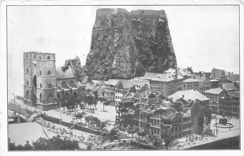 L169 Deutschland Ausfellung Verwundeten und Kranken-Fuersorge Vintage Postkarte