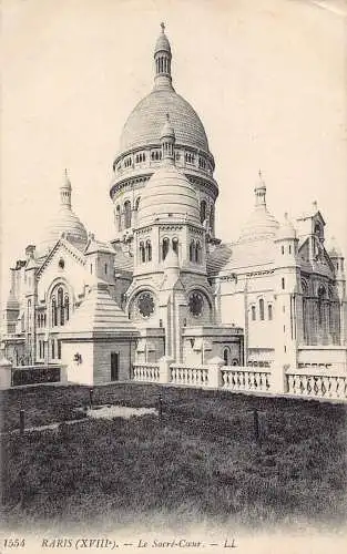 Frankreich Paris Sacre Coeur Vintage Postkarte
