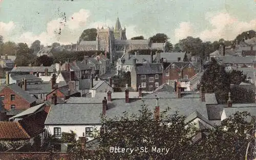 England Ottery St Mary 1910 Vintage Postkarte