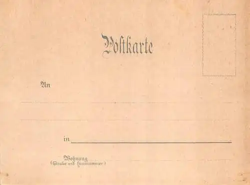 Deutschland Gruss aus Elektrizitäten und Kunstgewerbe Austellung Stuttgart Postkarte