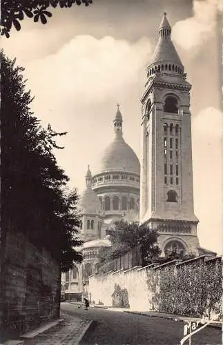 C096 Frankreich Paris La Basilique du Sacre Coeur Vintage Postkarte