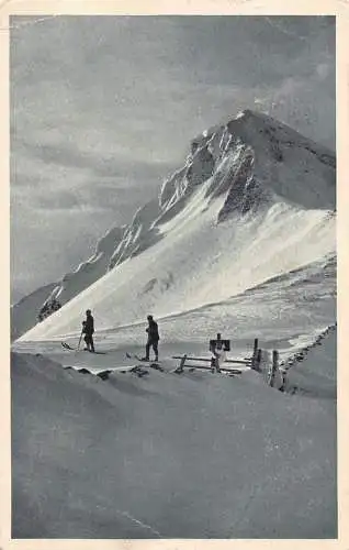 Deutschland 1914 Rotwand vom Miesingsattel Ski Wintersport Postkarte