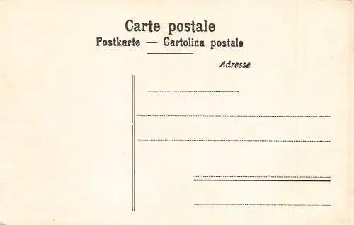 Schweiz Lugano Monumento Gugl Tell Lake Vintage Postkarte