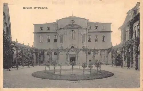 L263 Deutschland 1909 Schloss Ettersburg Vintage Postkarte