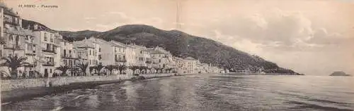 B031 Italien Aassio Gesamtansicht - Panorama Postkarte