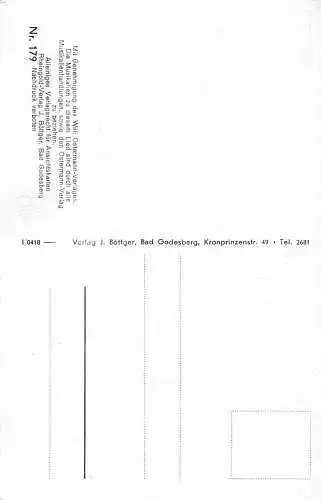 L151 Deutschland Einmal am Rhein Poesie, Fluss Vintage Postkarte