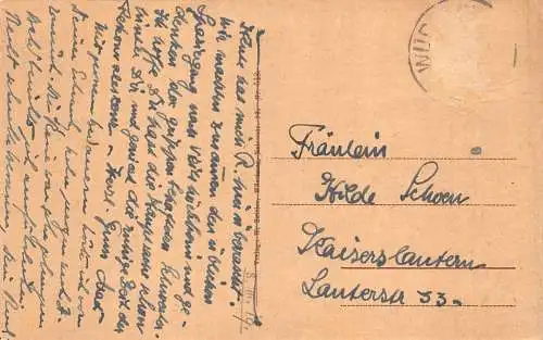 L183 Deutschland 1919 Veitshoechheim Hofgarten Pegasus Statuen Vintage Postkarte