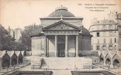 C092 Frankreich Paris Chapelle Expiatoire Vintage Postkarte