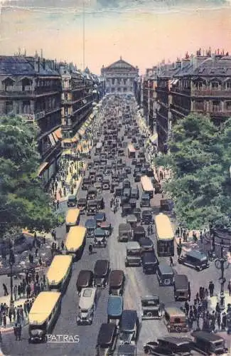 C088 Frankreich Paris Avenue de l'Opera Autos Oldtimer Postkarte