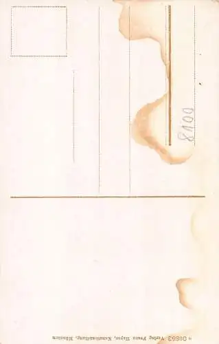 Deutschland Partenkirchen gegen Dreitorspitze Vintage Postkarte
