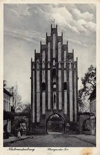 Deutschland Neubrandenburg i Meckl Stargarder Tor Postkarte