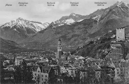 Italien Meran Meran Zielspitze Rotheck Tschigat Roethelspitze AK