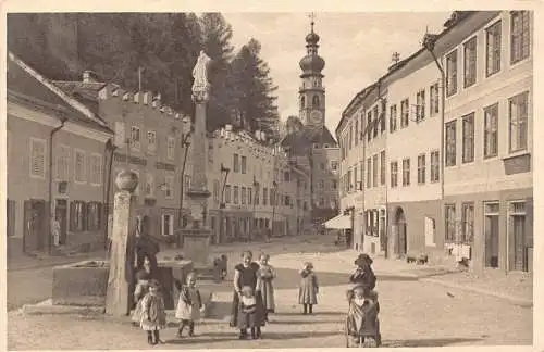 Italien Bruneck Tirol Kinder Kinderwagen Vintage Postkarte
