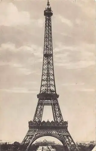C087 Frankreich Paris La Tour Eiffel Vintage Postkarte