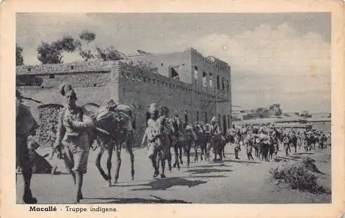 Äthiopien Mek'ele Macalle Truppe indigene indigene Truppen Postkarte