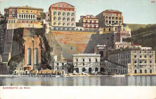 Italien Sorrent da Mare Vintage Postkarte