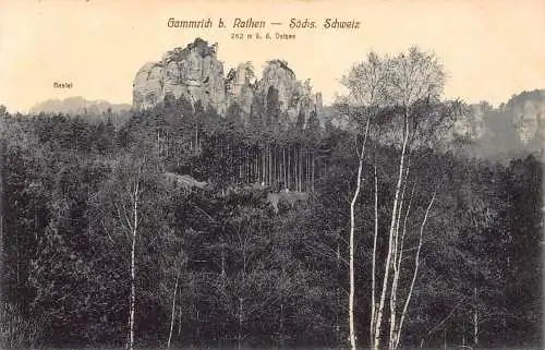 Deutschland Gammrich b Rathen Saechs Schweiz Vintage Postkarte