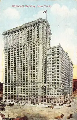 USA 1912 New York City Whitehall Gebäude Vintage Postkarte