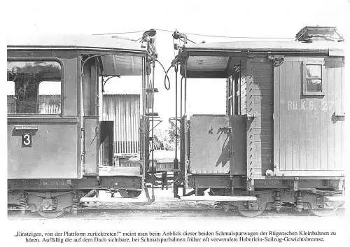 Zugwaggons Bahnsteig Schmalspurwagen Vintage Postkarte