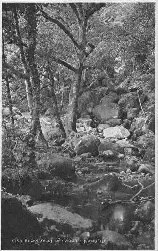 England Becky Falls Dartmoor Vintage Postkarte