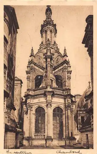 Frankreich Chateau de Chambord Schloss La Lanterne Vintage Postkarte