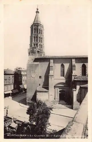 Frankreich Montauban Clocher de l'Eglise Saint Jacques Vintage Postkarte