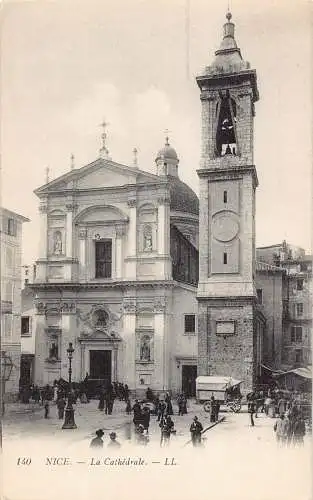 Frankreich Schöne Kathedrale Vintage Postkarte