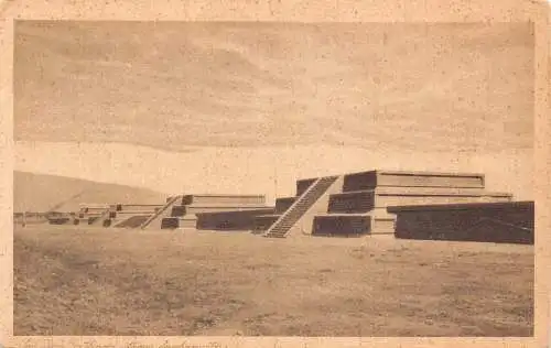 Mexiko Pyramiden der Sonne Vintage Postkarte