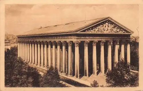 C100 Frankreich Paris Eglise de la Madeleine Vintage Postkarte
