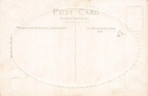 England Portland Roads Boote Eisenbahn Shells Passepartout geprägte Postkarte
