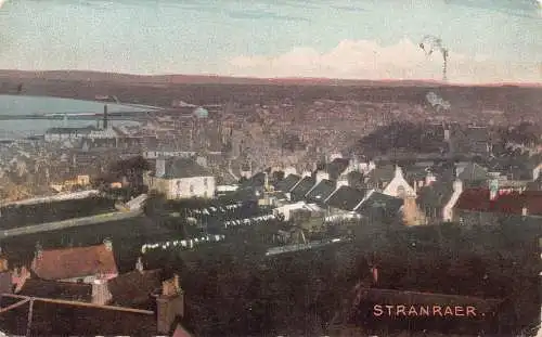 Schottland 1906 Stranraer General View Vintage Postkarte