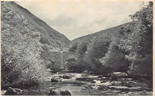 England Wingle Bridge Dartmoor Vintage Postkarte