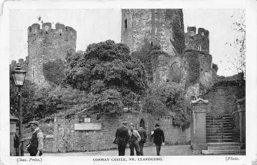 Wales 1904 Conway Castle Llandudno Vintage Postkarte