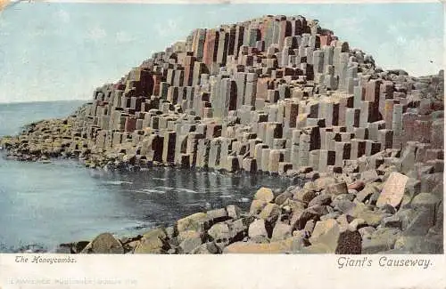 Irland 1904 The Honeycomb Giant's Causeway alte Postkarte