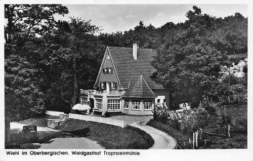 A106 Deutschland Wiehl im Oberbergischen Waldgasthof Auto Wald Gasthof Postkarte