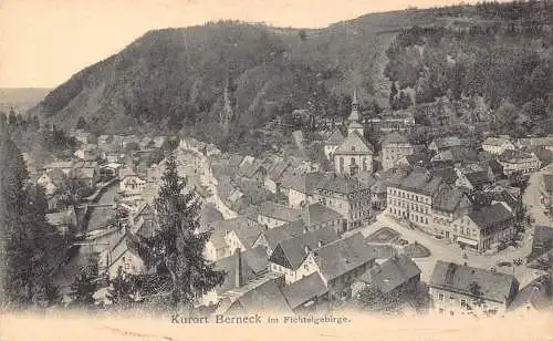 L206 Deutschland Kurort Berneck im Fichtelgebirge Vintage Postkarte