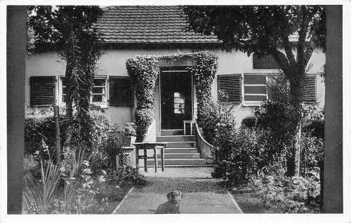 A106 Deutschland Bensberg Bez Köln Ehrenfeld I Haus Hund Garten Postkarte