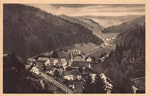 L206 Deutschland Nussbach b Triberg Höhenluftjurort i Bad Schwarzwald Postkarte