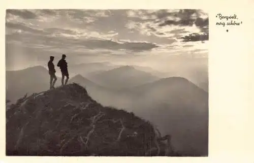 L205 Deutschland Abendstimmung a d Breitenberg Pfronten Allgäu Sonnenuntergang Postkarte