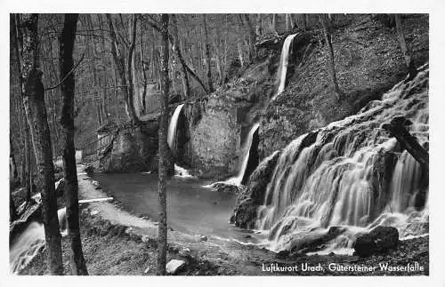 L202 Deutschland Luftkurort Urach Gütersteiner Wasserfaelle Wasserfall Postkarte